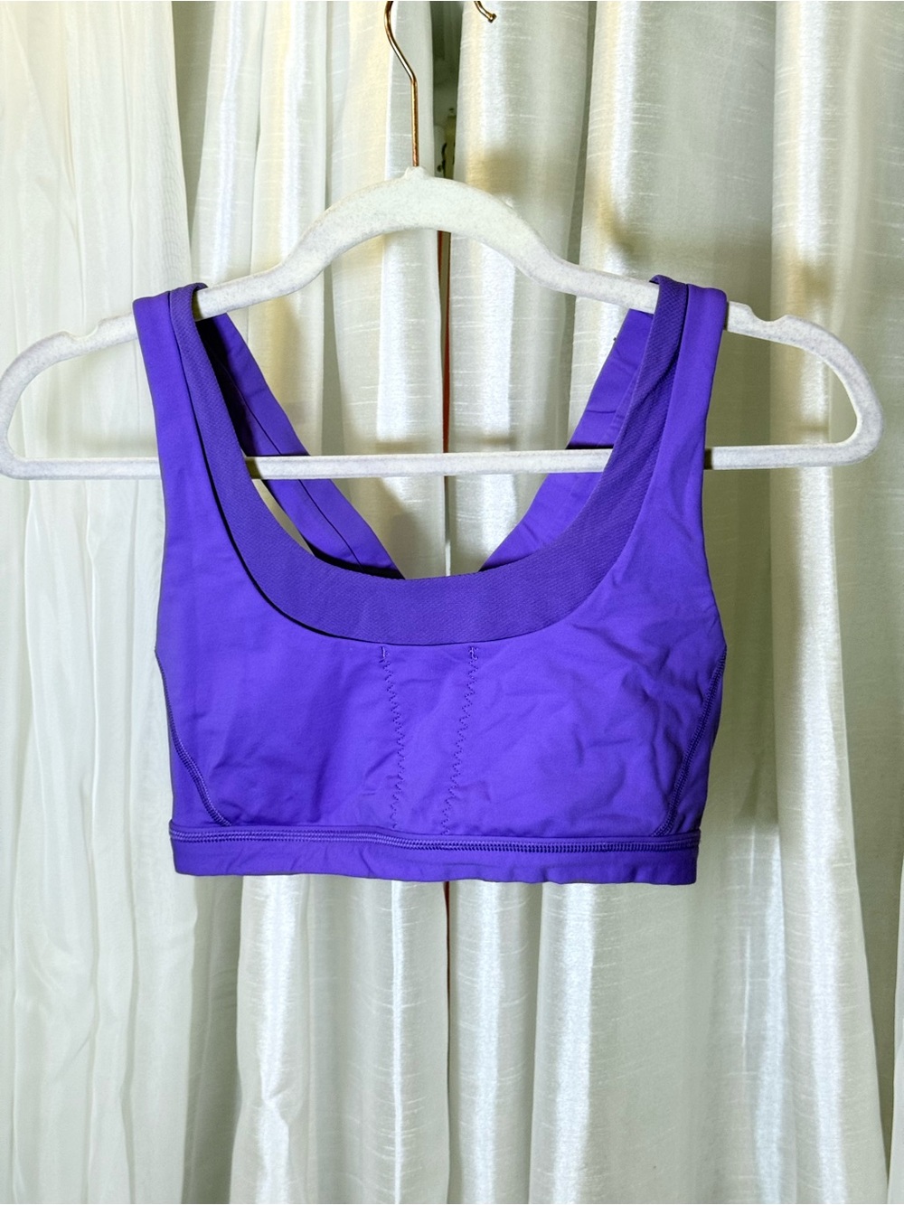 lululemon athletica Purple Scoop-Back Sports Bra